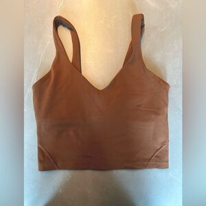 Lululemon align tank roasted brown